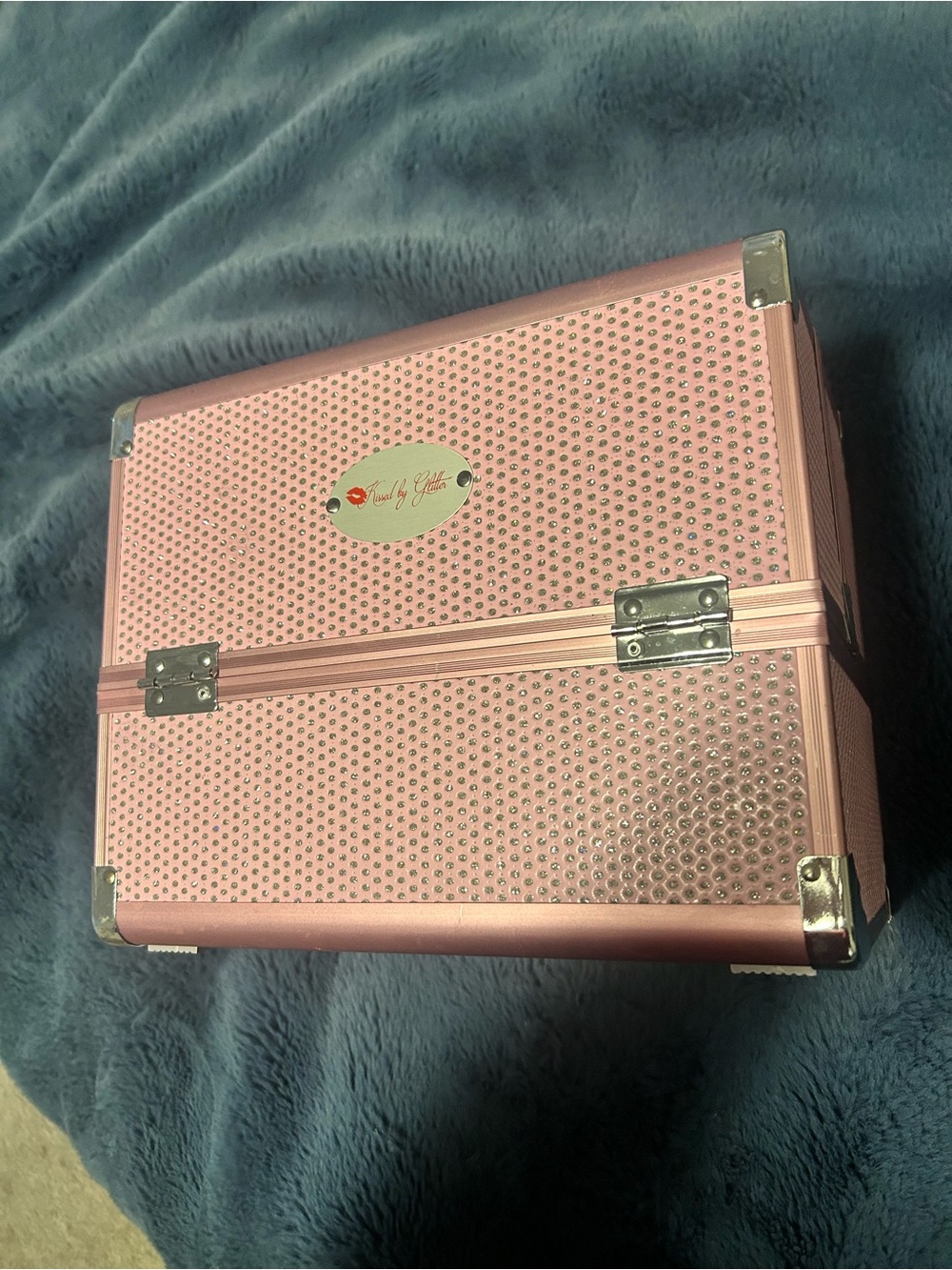 Sparkle Pink Jewelry & Makeup Organizer Case by